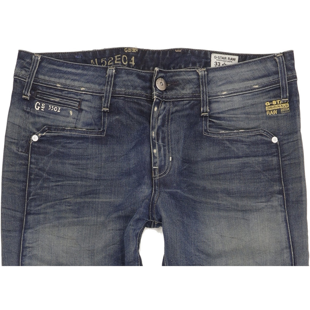 G-Star Jock Women Blue Straight Loose Jeans W30 L29