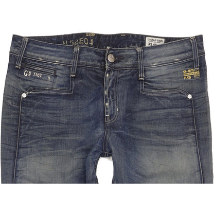 G-Star Jock Women Blue Straight Loose Jeans W30 L29