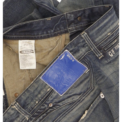 G-Star Jock Women Blue Straight Loose Jeans W30 L29