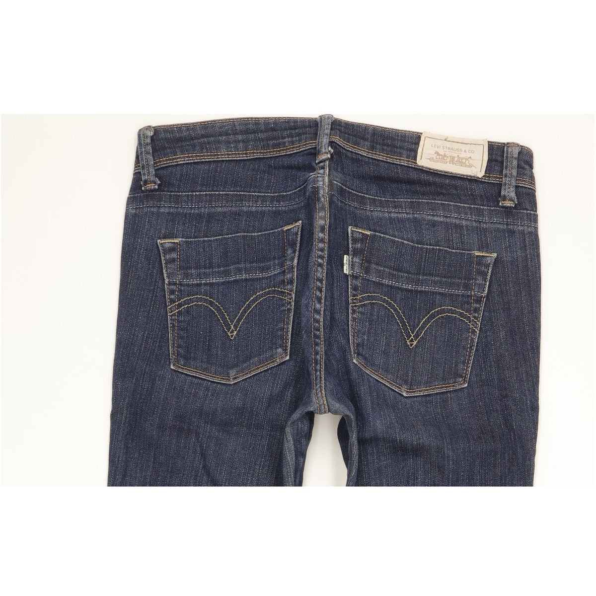 Levi's 565 Vintage Women Blue Bootcut Slim Stretch Jeans W28 L30