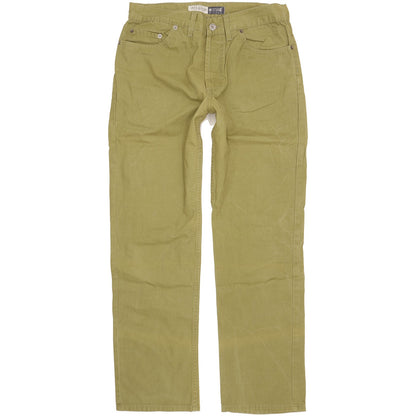 Mustang Atlanta Men Green Straight Regular Stretch Jeans W33 L31