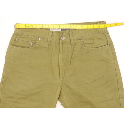 Mustang Atlanta Men Green Straight Regular Stretch Jeans W33 L31