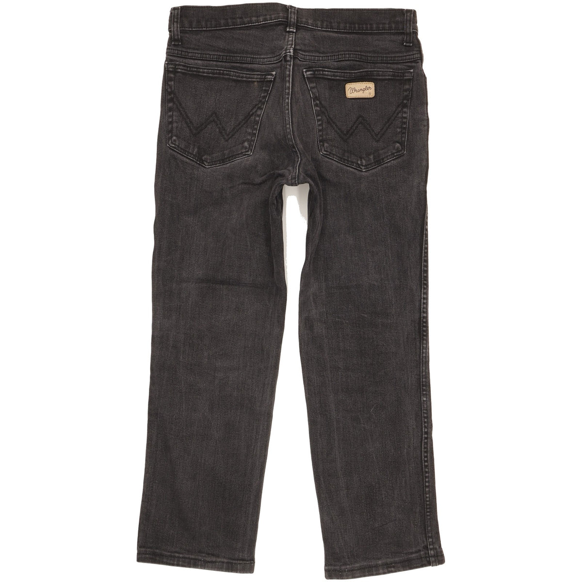 Wrangler Texas Men Black Straight Regular Stretch Jeans W32 L27