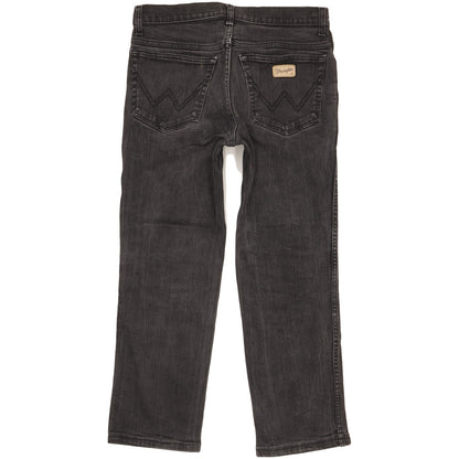 Wrangler Texas Men Black Straight Regular Stretch Jeans W32 L27