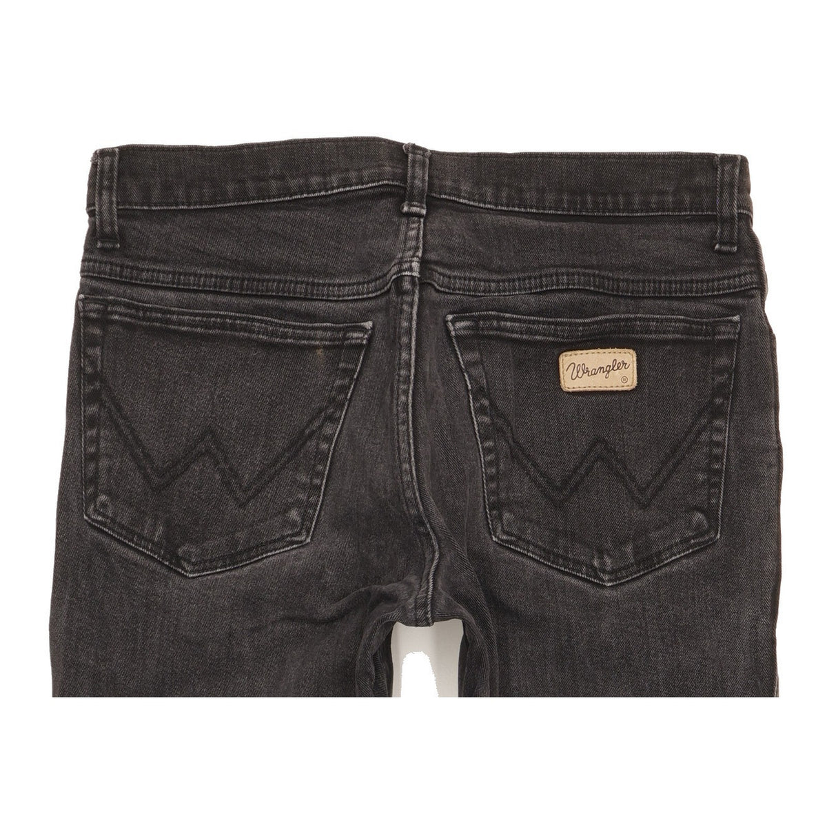 Wrangler Texas Men Black Straight Regular Stretch Jeans W32 L27