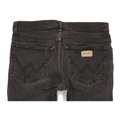 Wrangler Texas Men Black Straight Regular Stretch Jeans W32 L27