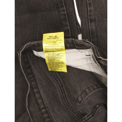 Wrangler Texas Men Black Straight Regular Stretch Jeans W32 L27