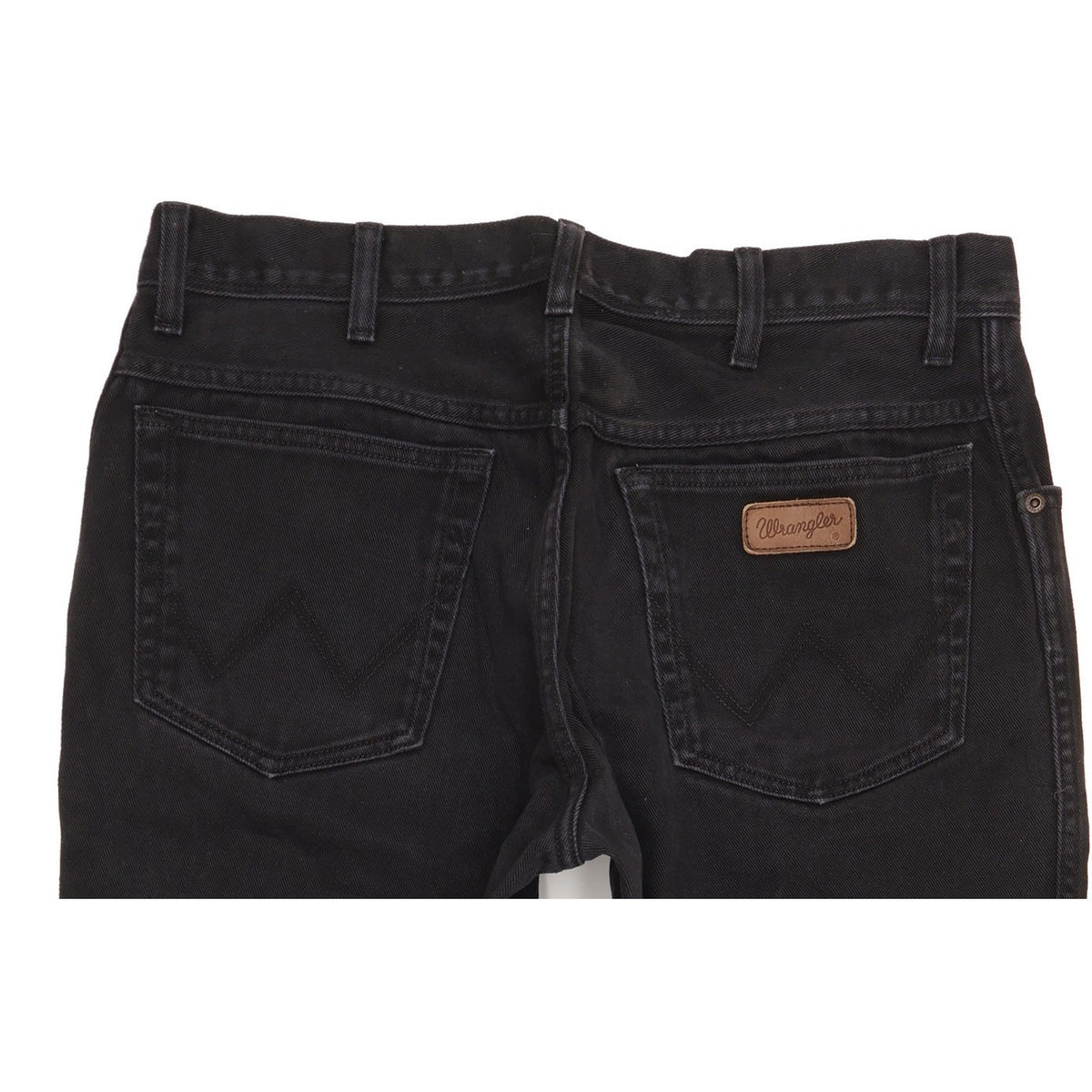 Wrangler Men Black Straight Regular Jeans W36 L28