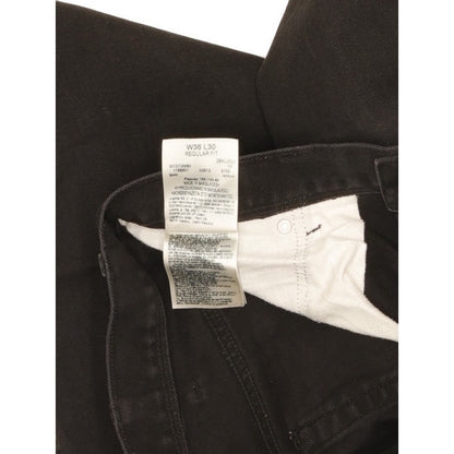 Wrangler Men Black Straight Regular Jeans W36 L28