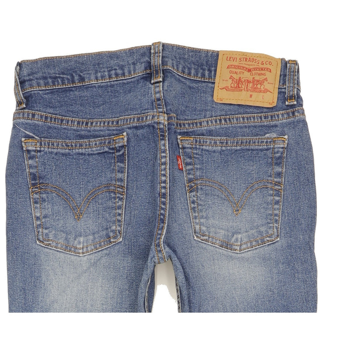 Levi's Women Blue Bootcut Slim Stretch Jeans W28 L31