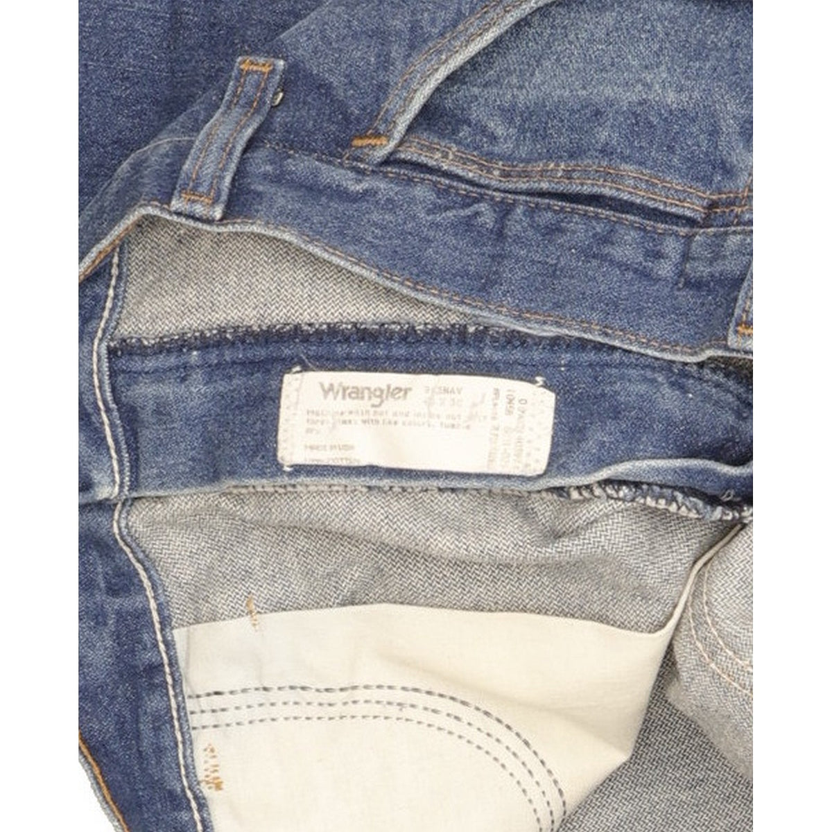 Wrangler Men Blue Straight Regular Jeans W38 L29