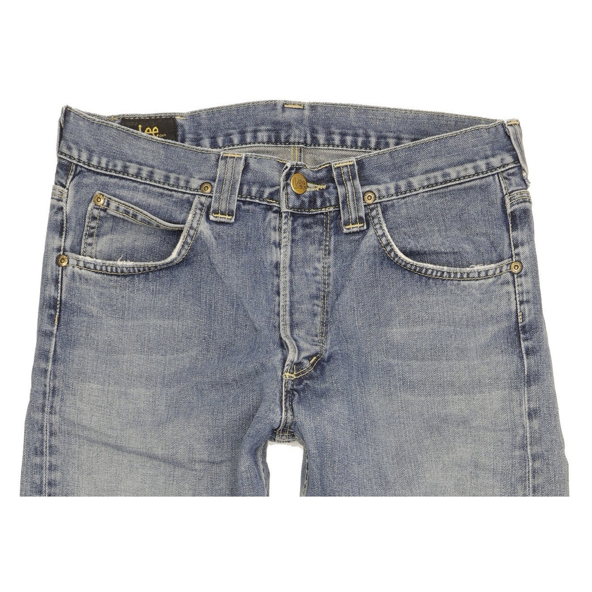 Lee Nash Men Blue Straight Regular Jeans W29 L32