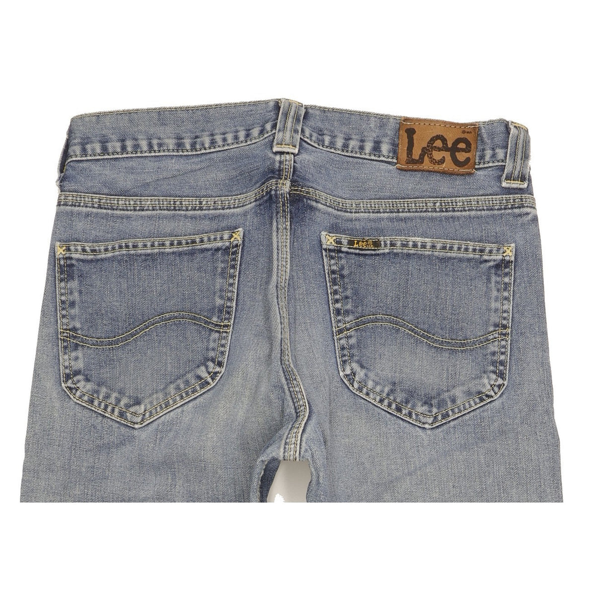 Lee Nash Men Blue Straight Regular Jeans W29 L32