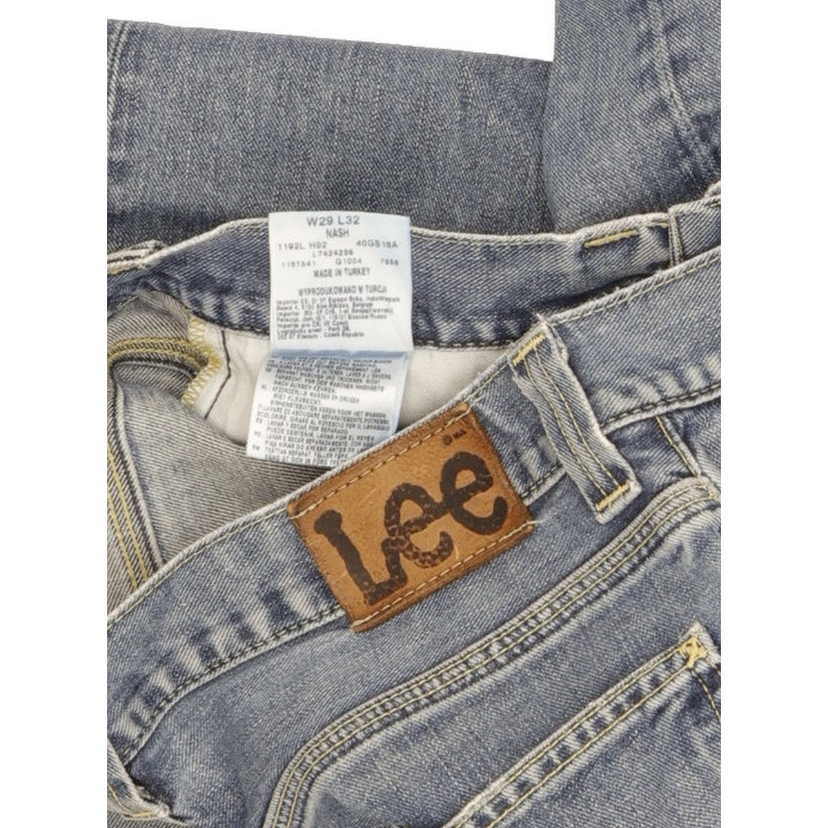 Lee Nash Men Blue Straight Regular Jeans W29 L32