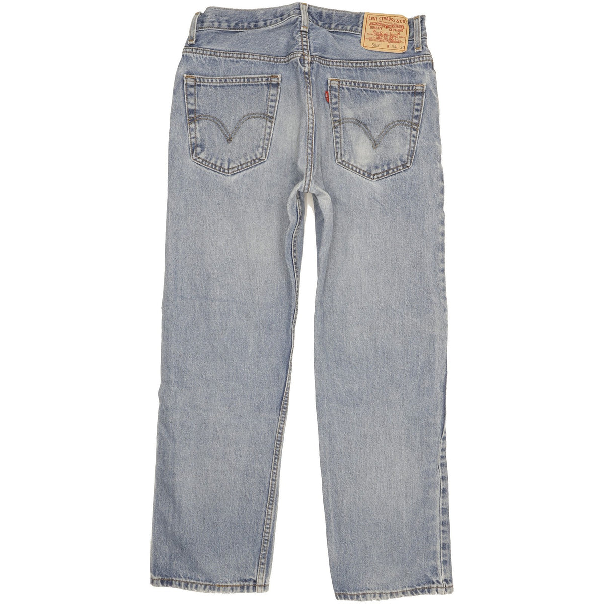 Levi's 505 Men Blue Straight Regular Jeans W34 L29