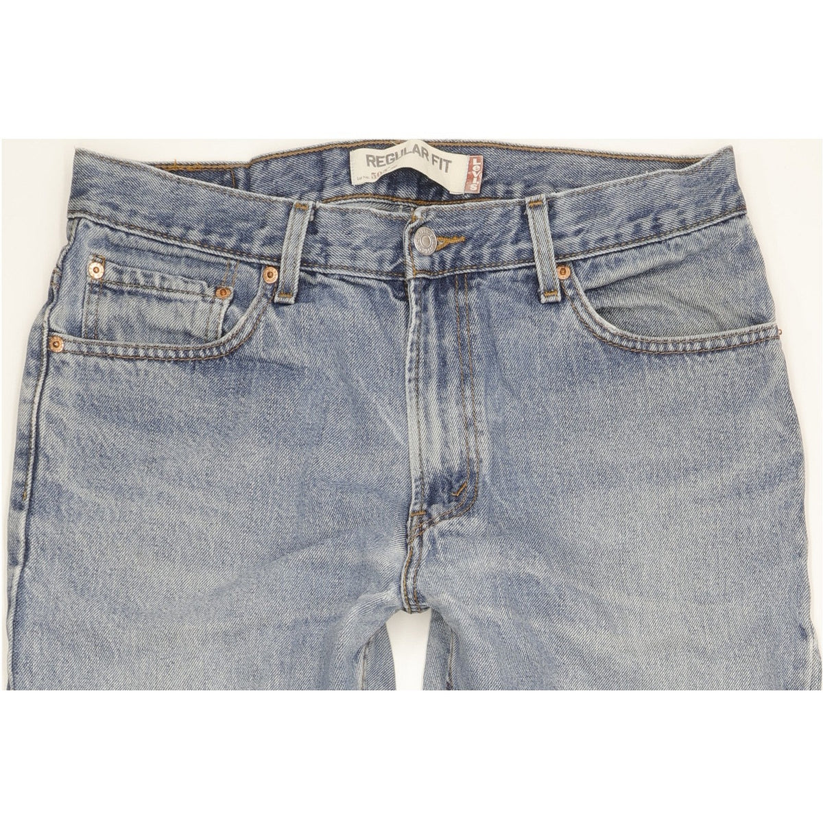 Levi's 505 Men Blue Straight Regular Jeans W34 L29