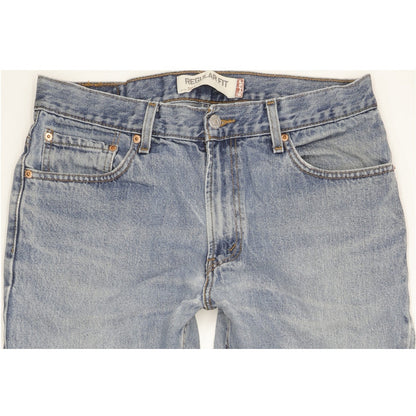 Levi's 505 Men Blue Straight Regular Jeans W34 L29