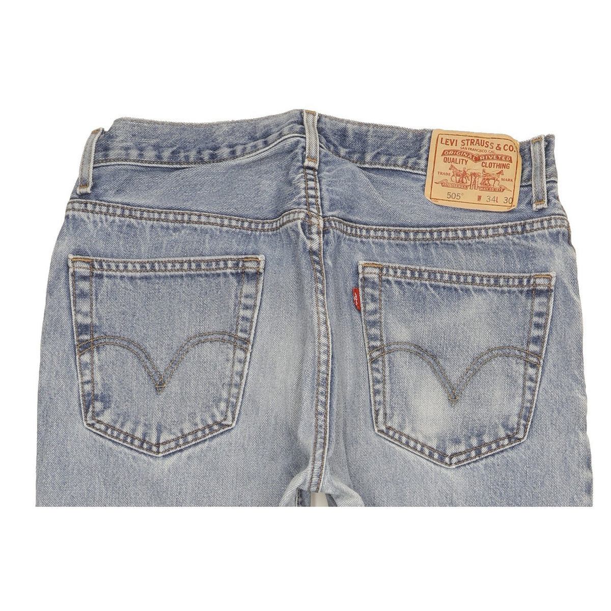 Levi's 505 Men Blue Straight Regular Jeans W34 L29