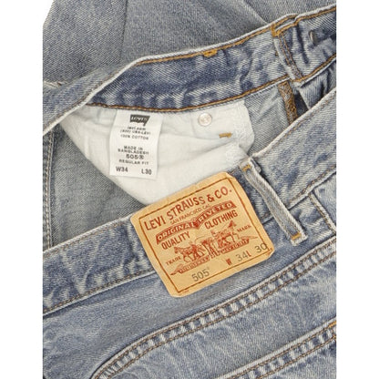 Levi's 505 Men Blue Straight Regular Jeans W34 L29