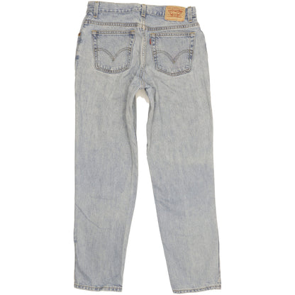 Levi's 550 Blue Tapered Relaxed Mom Jeans High Waisted W31 L30