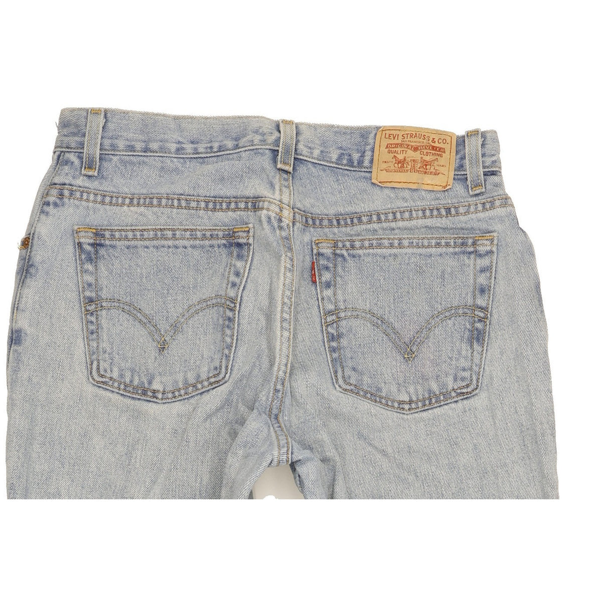 Levi's 550 Blue Tapered Relaxed Mom Jeans High Waisted W31 L30