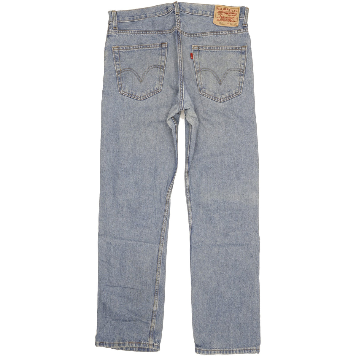 Levi's 505 Men Blue Straight Regular Jeans W33 L32