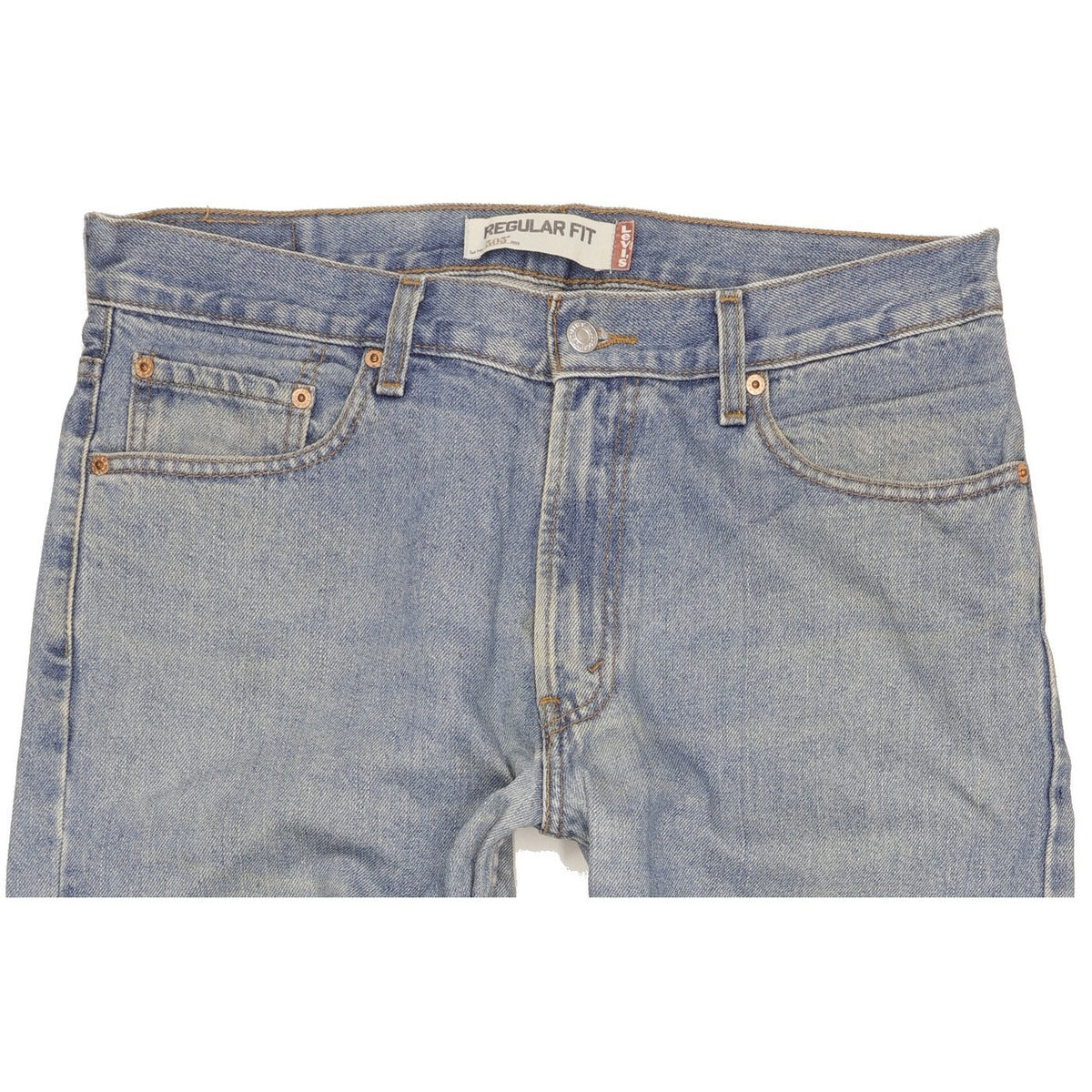 Levi's 505 Men Blue Straight Regular Jeans W33 L32