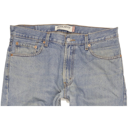 Levi's 505 Men Blue Straight Regular Jeans W33 L32
