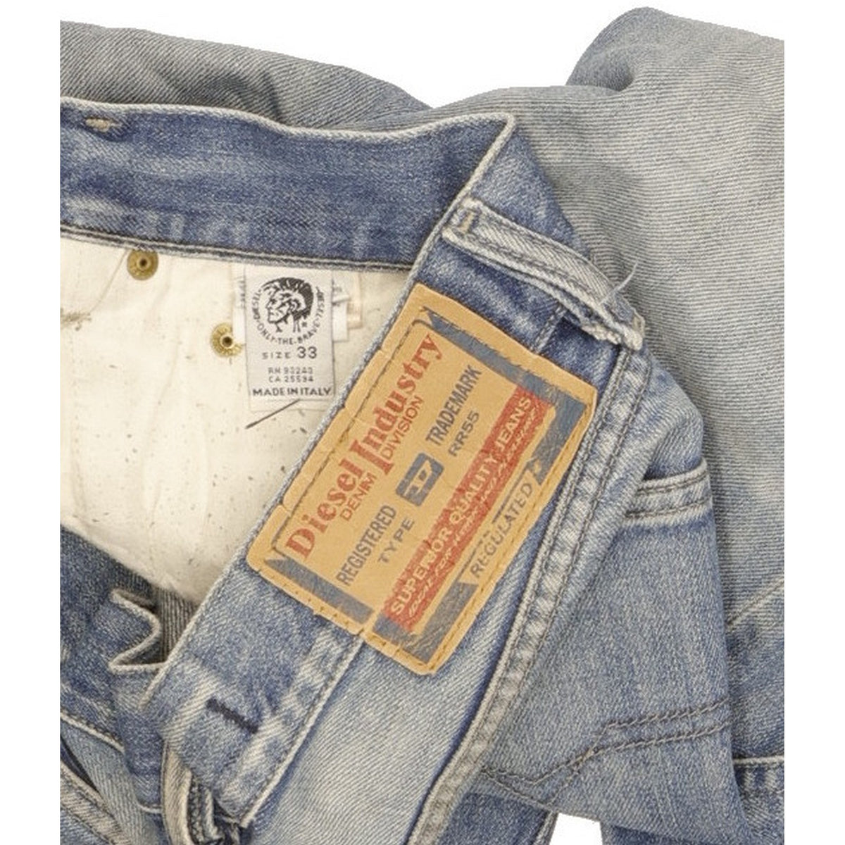 Diesel Kratt Men Blue Straight Regular Jeans W33 L28