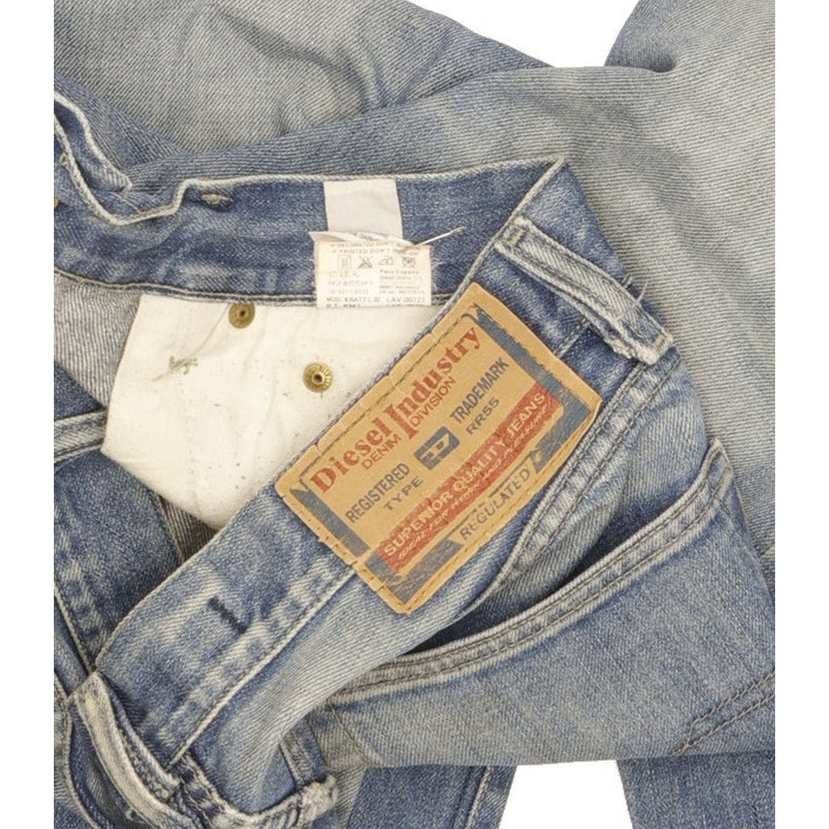 Diesel Kratt Men Blue Straight Regular Jeans W33 L28