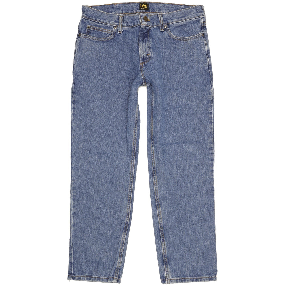 Lee Men Blue Straight Regular Jeans W34 L29