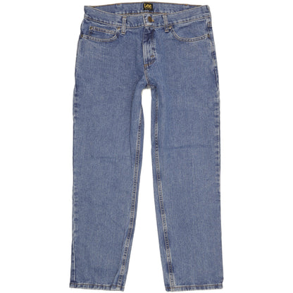 Lee Men Blue Straight Regular Jeans W34 L29