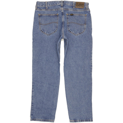 Lee Men Blue Straight Regular Jeans W34 L29