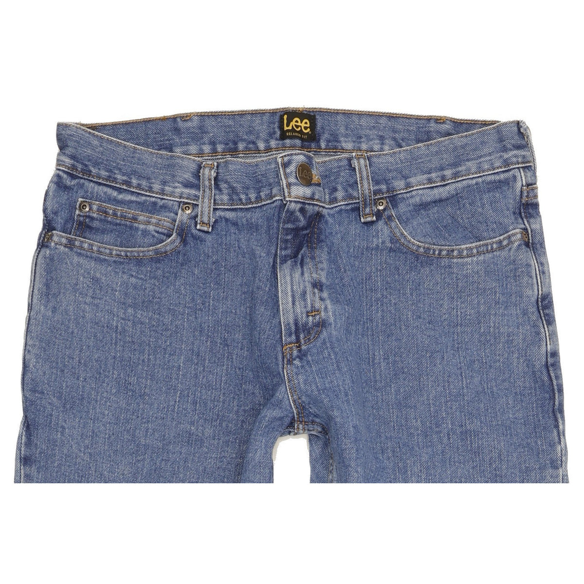 Lee Men Blue Straight Regular Jeans W34 L29