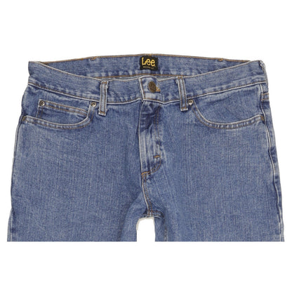 Lee Men Blue Straight Regular Jeans W34 L29
