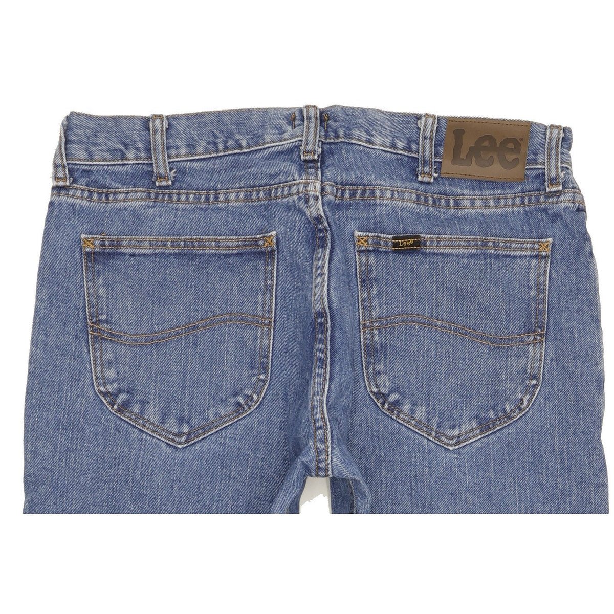 Lee Men Blue Straight Regular Jeans W34 L29