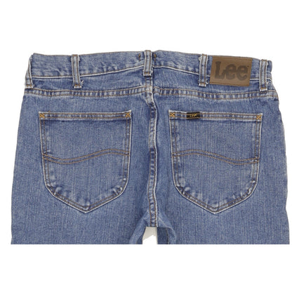 Lee Men Blue Straight Regular Jeans W34 L29