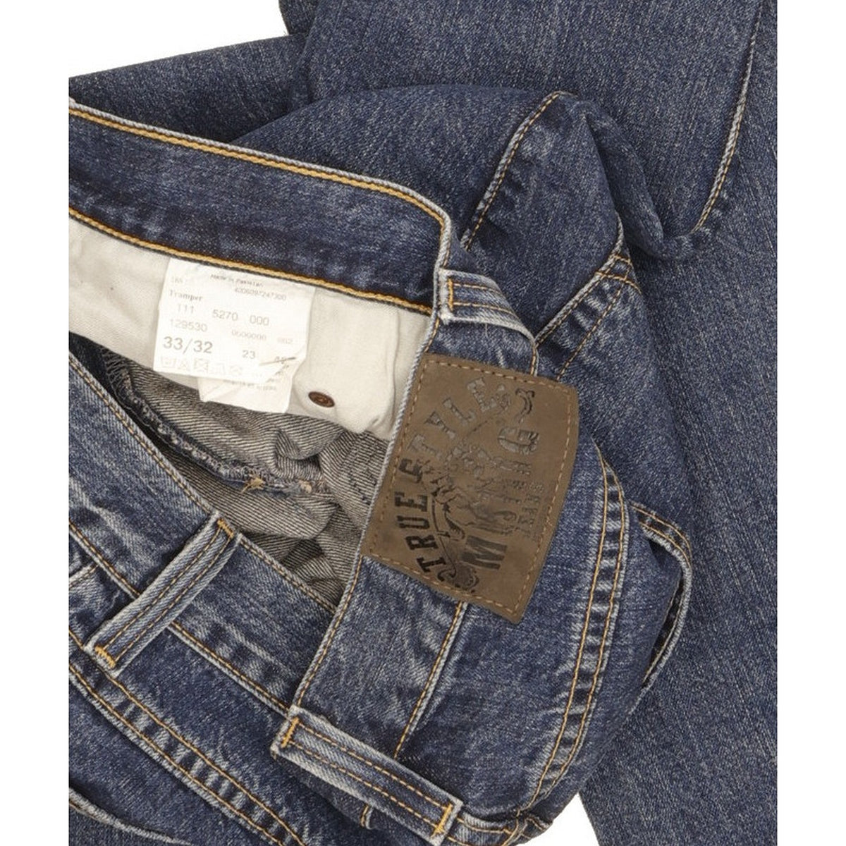 Mustang Tramper Men Blue Straight Regular Jeans W33 L31