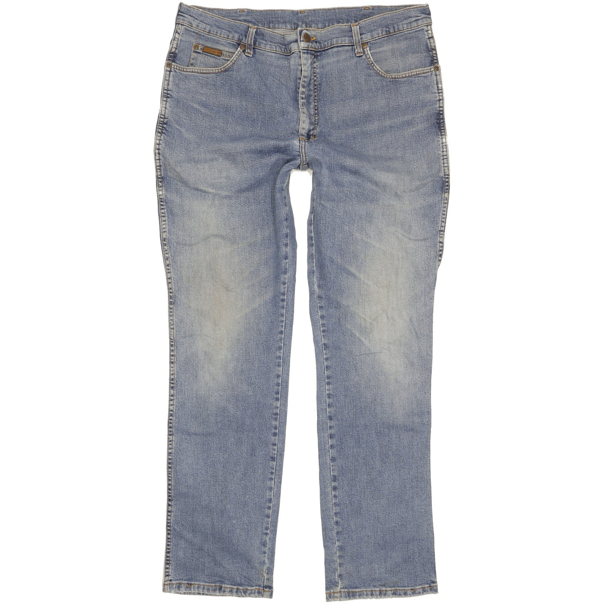 Wrangler Men Blue Straight Regular Jeans W40 L33