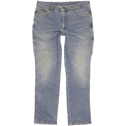 Wrangler Men Blue Straight Regular Jeans W40 L33