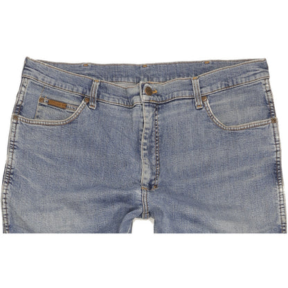 Wrangler Men Blue Straight Regular Jeans W40 L33
