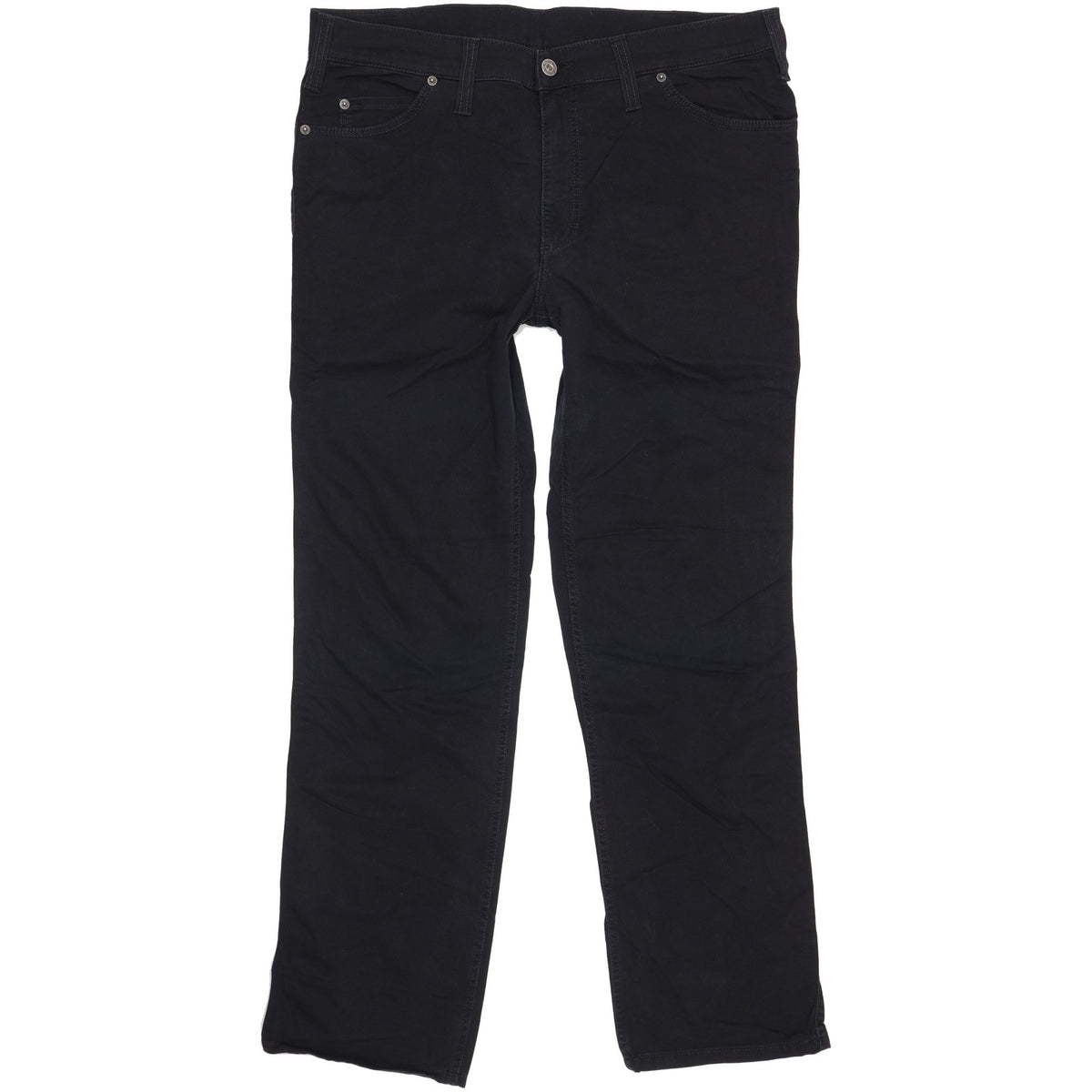Mustang Men Black Straight Regular Stretch Jeans W38 L32