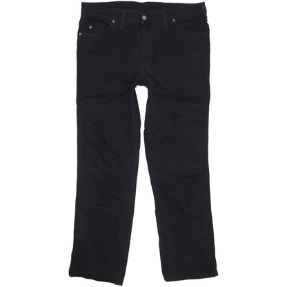 Mustang Men Black Straight Regular Stretch Jeans W38 L32