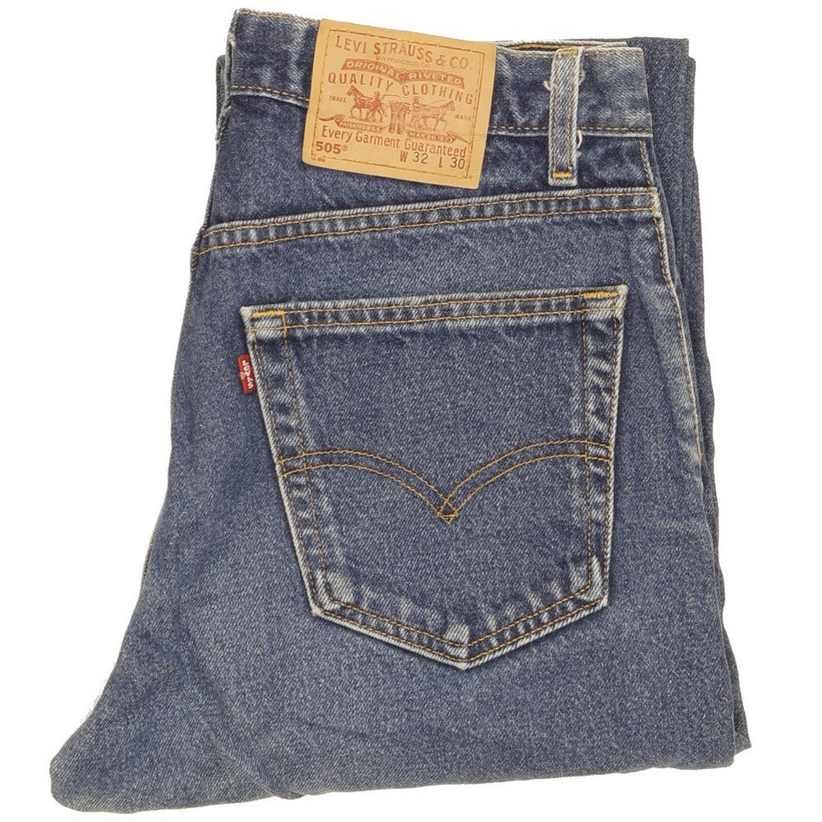 Levi's 505 Men Blue Straight Regular Jeans W32 L29