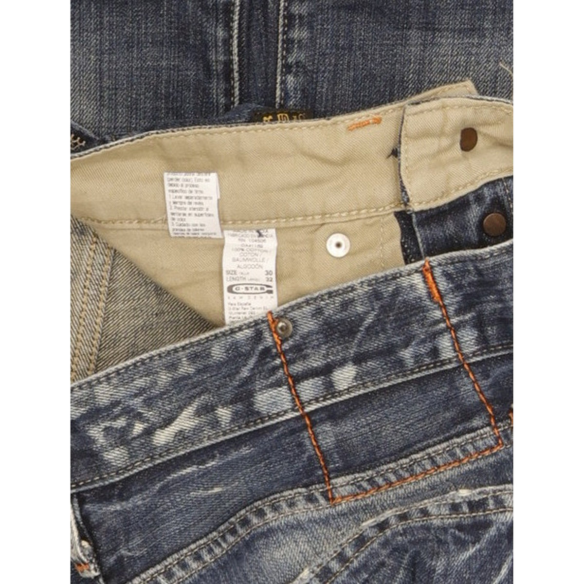 G-Star S.C. Core Men Blue Straight Classic Jeans W30 L31