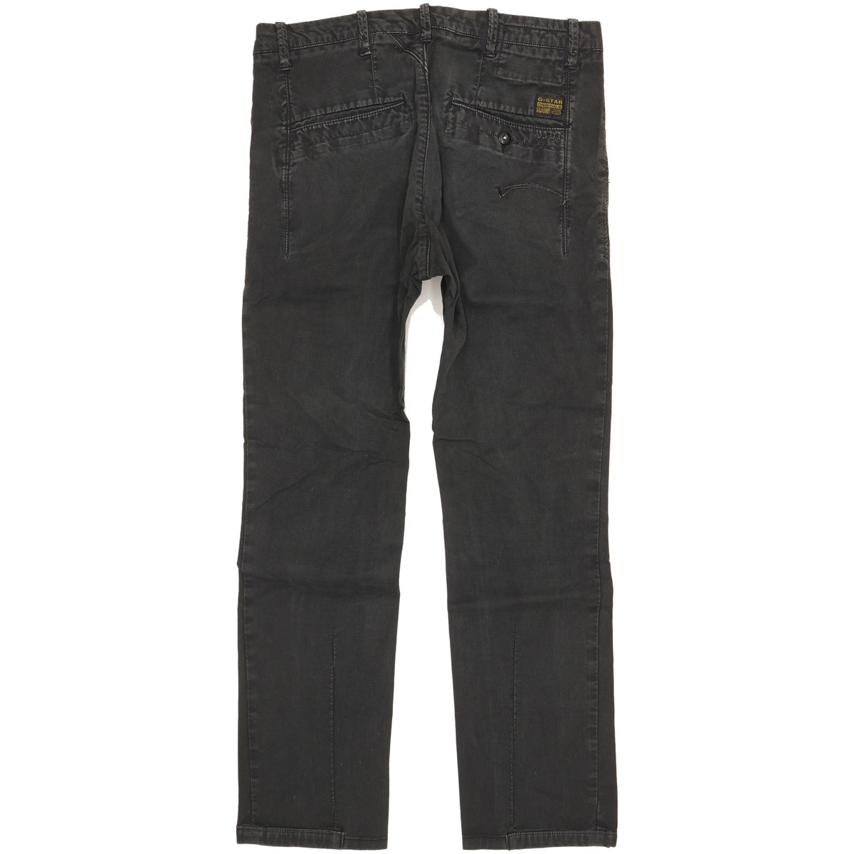 G-Star Bronson Women Black Tapered Loose Chino Stretch Jeans W28 L30
