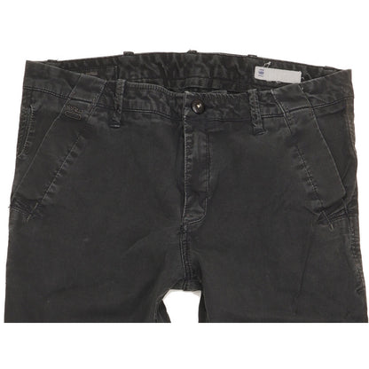 G-Star Bronson Women Black Tapered Loose Chino Stretch Jeans W28 L30