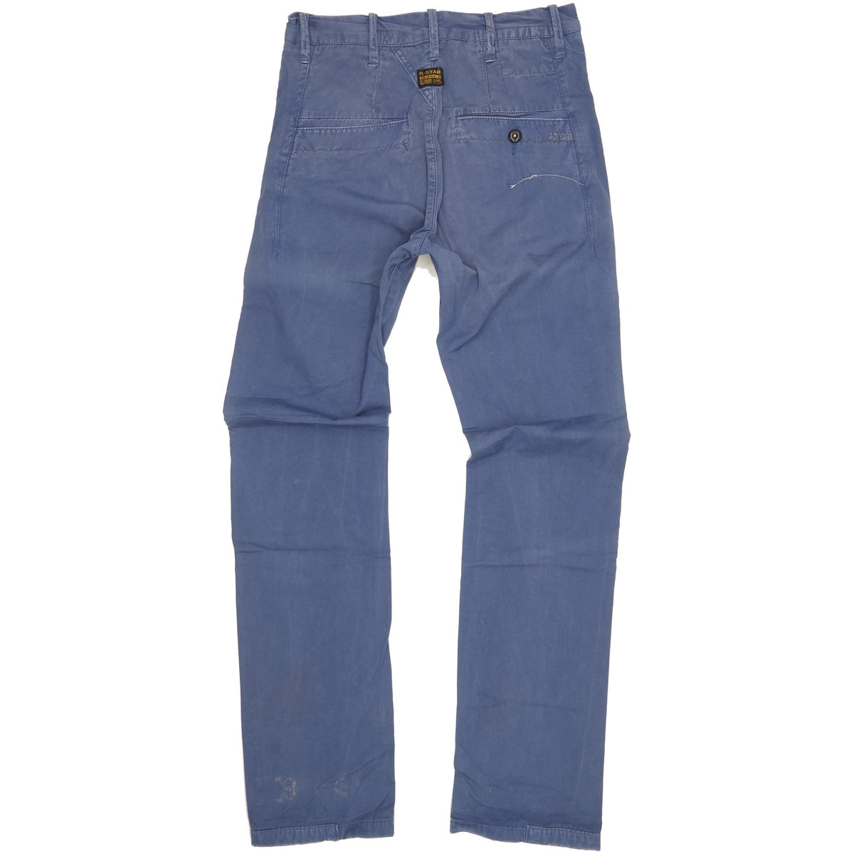 G-Star Bronson Men Blue Straight Regular Chino Jeans W30 L34