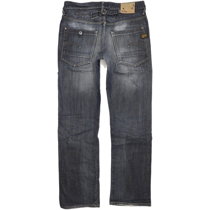 G-Star Lumber Men Blue Straight Regular Jeans W33 L34