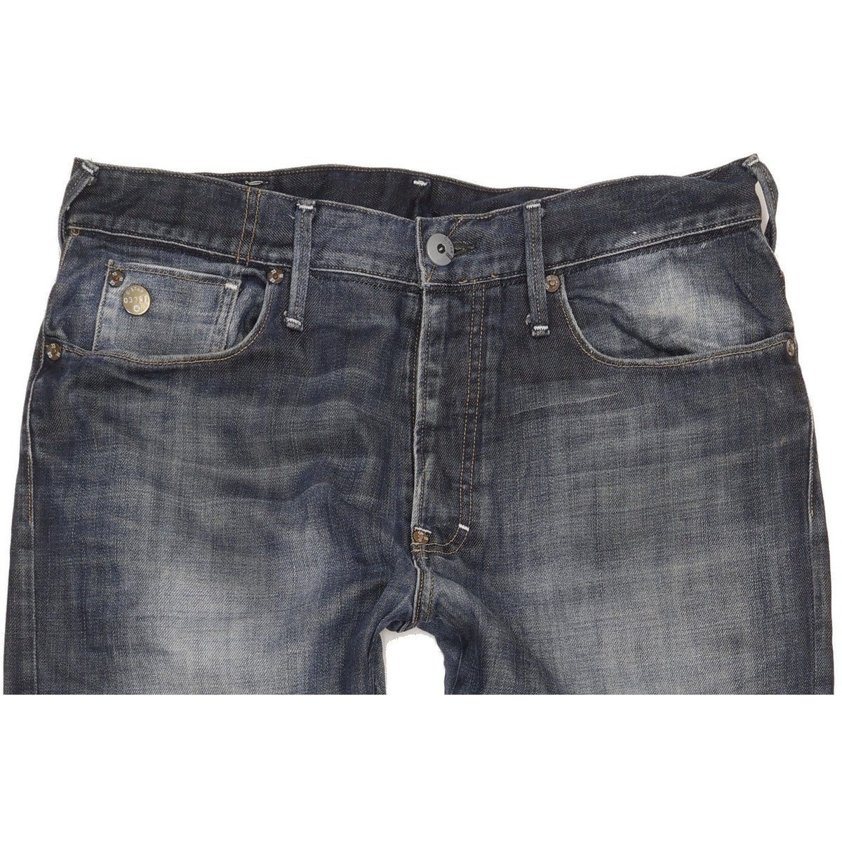 G-Star Lumber Men Blue Straight Regular Jeans W33 L34